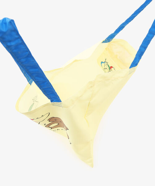 Afternoon Tea（アフタヌーンティー）の「ショッピングバッグ/killdisco（エコバッグ/サブバッグ・レディース・ブルー/アイボリー・ONE SIZE）」の4枚目の写真