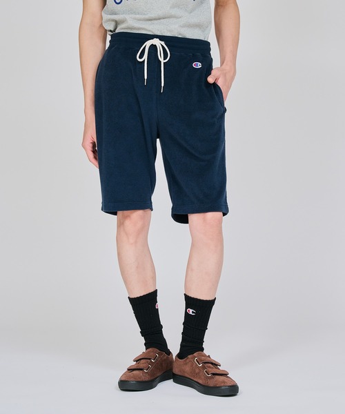 Champion（チャンピオン）の「【Champion/チャンピオン】メンズ ベーシック ショーツ（その他パンツ・メンズ・ホワイト/グレー/ブラック/ネイビー/サンドベージュ/モスグリーン・LARGE/X-LARGE/MEDIUM）」の6枚目の写真