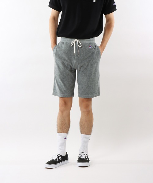 Champion（チャンピオン）の「【Champion/チャンピオン】メンズ ベーシック ショーツ（その他パンツ・メンズ・ホワイト/グレー/ブラック/ネイビー/サンドベージュ/モスグリーン・LARGE/X-LARGE/MEDIUM）」の3枚目の写真