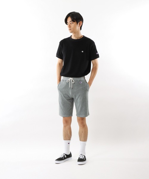 Champion（チャンピオン）の「【Champion/チャンピオン】メンズ ベーシック ショーツ（その他パンツ・メンズ・ホワイト/グレー/ブラック/ネイビー/サンドベージュ/モスグリーン・LARGE/X-LARGE/MEDIUM）」の13枚目の写真