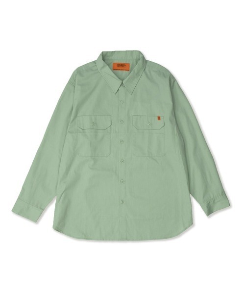 UNIVERSAL OVERALL(ユニバーサルオーバーオール)の「ワーカーシャツ / ワーカーズシャツ / ビッグシャツ / WORKER's SHIRT(シャツ/ブラウス・メンズ・ブラック/ベージュ/セージグリーン・M/XL/L)」の11枚目の写真