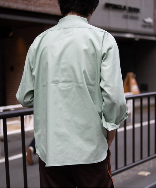 UNIVERSAL OVERALL(ユニバーサルオーバーオール)の「ワーカーシャツ / ワーカーズシャツ / ビッグシャツ / WORKER's SHIRT(シャツ/ブラウス・メンズ・ブラック/ベージュ/セージグリーン・M/XL/L)」の17枚目の写真