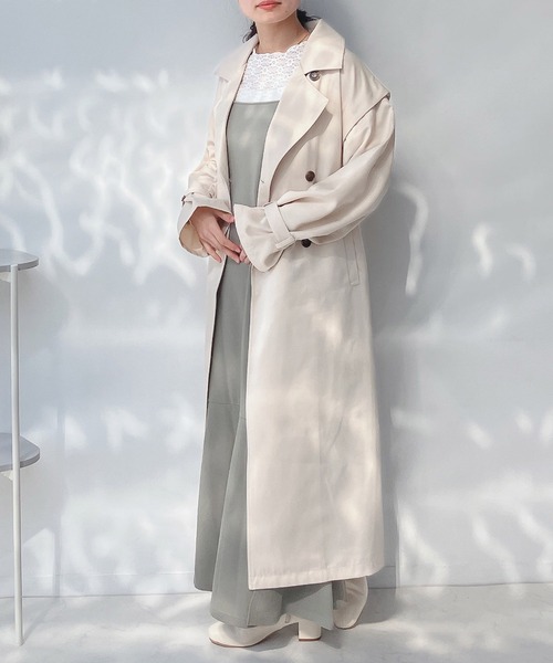 AS KNOW AS plus（アズノゥアズプラス）の「○前後OK!! マーメイドキャミワンピース（ワンピース・レディース・ブラック/サックスブルー/ライトグリーン・FREE）」の14枚目の写真