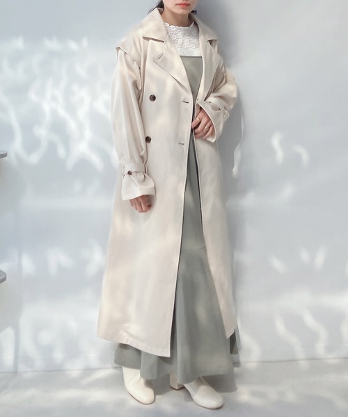 AS KNOW AS plus（アズノゥアズプラス）の「○前後OK!! マーメイドキャミワンピース（ワンピース・レディース・ブラック/サックスブルー/ライトグリーン・FREE）」の19枚目の写真