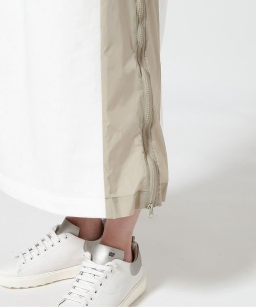 Risley(リズレー)の「Risley/リズレー/異素材切替スウェットワンピース(ワンピース・レディース・ホワイト/ネイビー・F)」の9枚目の写真