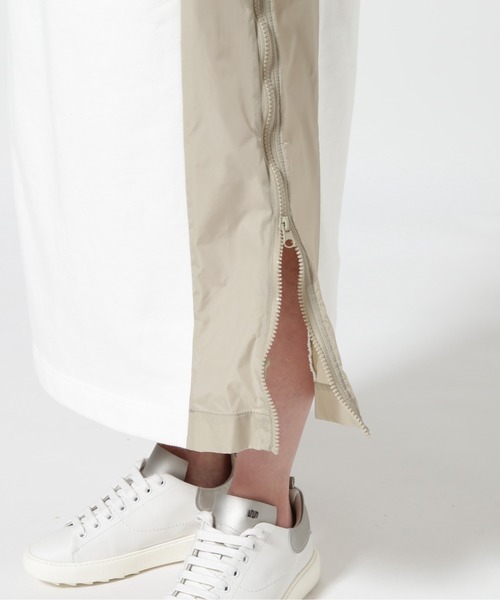 Risley(リズレー)の「Risley/リズレー/異素材切替スウェットワンピース(ワンピース・レディース・ホワイト/ネイビー・F)」の10枚目の写真