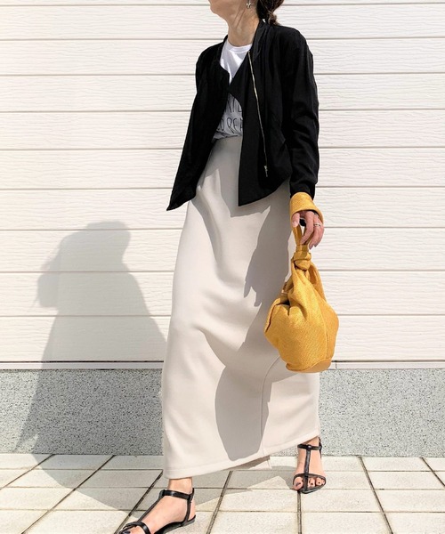 Q(キュー)の「リラックスライダース(ライダースジャケット・レディース・ブラック/オリーブ・MEDIUM)」の10枚目の写真