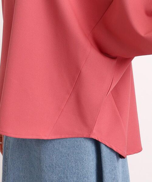 DRESKIP（ドレスキップ）の「◆【さらりと綺麗シルエット】イージーケア リブ切替ドルマンブラウス（シャツ/ブラウス・レディース・グリーン/ピンク系/黄緑系/レモンイエロー/ライトベージュ/ブラック・00）」の12枚目の写真