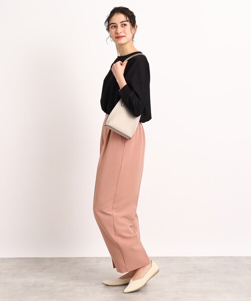 DRESKIP（ドレスキップ）の「◆【さらりと綺麗シルエット】イージーケア リブ切替ドルマンブラウス（シャツ/ブラウス・レディース・グリーン/ピンク系/黄緑系/レモンイエロー/ライトベージュ/ブラック・00）」の18枚目の写真