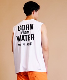 Hurley  | Hurley/ハーレー ラッシュガード ノースリーブ/バックプリント UVカット 吸汗速乾 23S01MRG04(ラッシュガード)