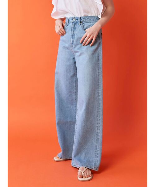 Ungrid（アングリッド）の「ハイウエストバギーデニム（デニムパンツ・レディース・ブルー・24inch/25inch/26inch）」の16枚目の写真