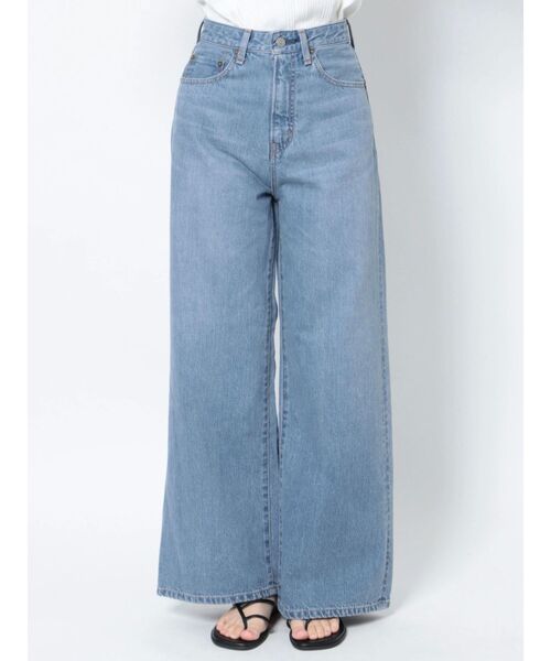 Ungrid（アングリッド）の「ハイウエストバギーデニム（デニムパンツ・レディース・ブルー・24inch/25inch/26inch）」の18枚目の写真