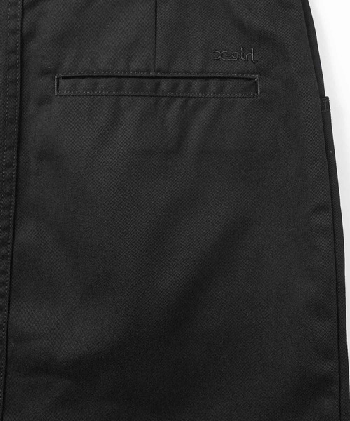 X-girl（エックスガール）の「WIDE LEG CHINO PANTS（チノパンツ・レディース・ブラック/ベージュ/パープル・XS/S/M）」の5枚目の写真