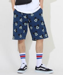 Disney（ディズニー）の「親子お揃い ディズニー 総柄ニットデニムハーフパンツ 7927A（その他パンツ）」