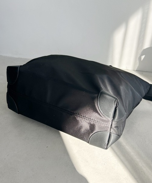 wears（ウェアーズ）の「大容量 無地トラベルボストンバッグ トートバッグ ショルダーバッグ（トートバッグ・レディース・グレイッシュベージュ/ブラック/グレー/ピンク・FREE）」の9枚目の写真