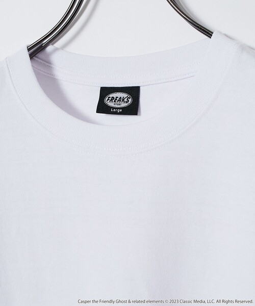 FREAK'S STORE(フリークスストア)の「【限定展開】Casper/キャスパー 別注 ビッグシルエット バックプリント クルーネックTシャツ(Tシャツ/カットソー・メンズ・ダークグリーン/アッシュグレー/ホワイト/ブラック・LARGE/SMALL/MEDIUM)」の11枚目の写真