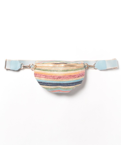 CORNERS（コーナーズ）の「レインボーボディバッグ（ボディバッグ/ウエストポーチ・レディース・ブルー/ピンク・FREE）」の10枚目の写真