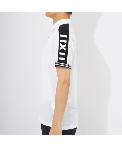 FILA GOLF(フィラゴルフ )の「FILA GOLF/フィラゴルフ ゴルフウェア 吸汗速乾 UVカット 切替ライン ハーフボタンダウン 半袖 シャツ ポロシャツ(ポロシャツ・メンズ・ホワイト/ブラック/ベージュ/ピンク・M/L/LL/3L)」の9枚目の写真