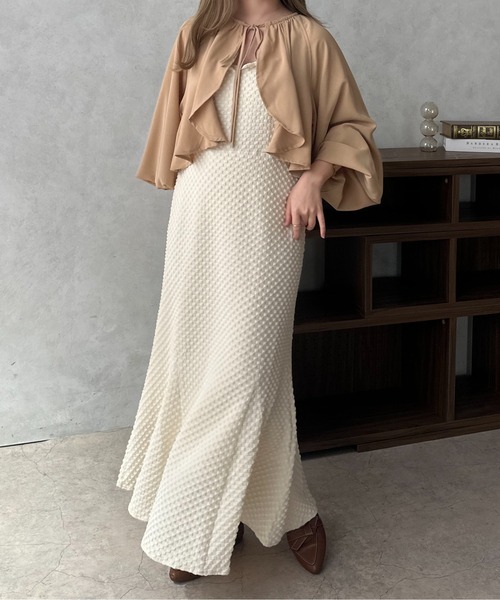 apres jour clair(アプレジュールクレア)の「【apres jour clair】ロングスリーブボレロブラウス【ZOZOTOWN限定アイテム】(シャツ/ブラウス・レディース・アイボリー/ベージュ・フリー/X-LARGE)」の11枚目の写真