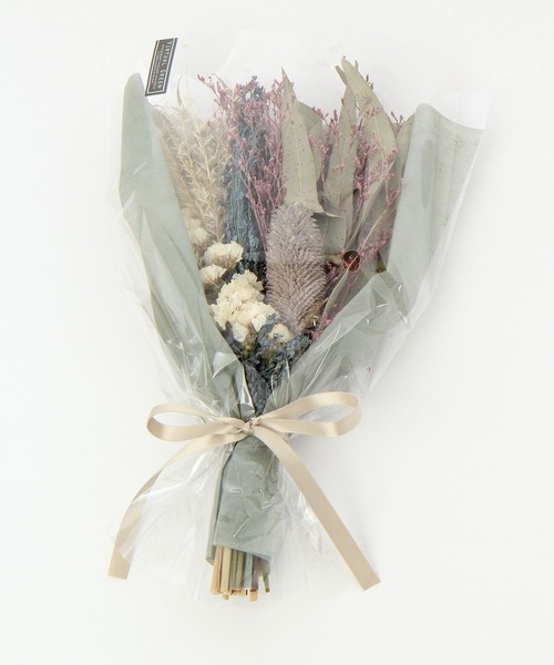 LEPSIM（レプシィム）の「ドライフラワーブーケL　196371（インテリア雑貨・レディース・グレー/ベージュ/ピンク・ONE SIZE）」の2枚目の写真