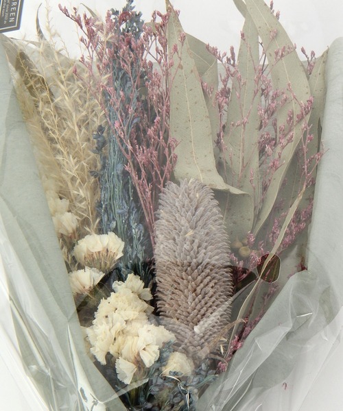 LEPSIM（レプシィム）の「ドライフラワーブーケL　196371（インテリア雑貨・レディース・グレー/ベージュ/ピンク・ONE SIZE）」の5枚目の写真