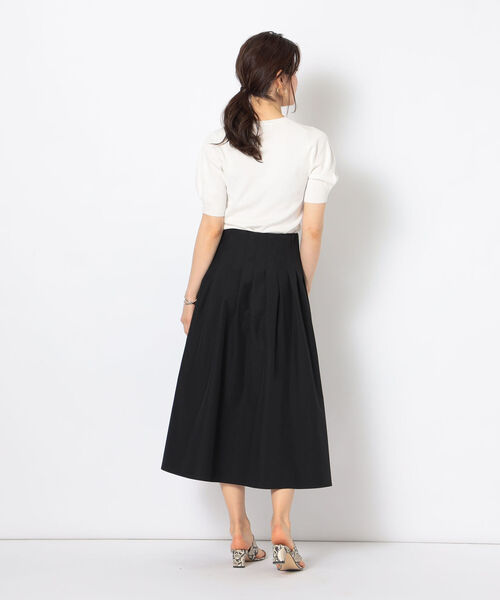 NOLLEY’S Sophi（ノーリーズソフィ）の「《手洗い可能》シャィニーパフショルショートスリーブプルオーバーニット（ニット/セーター・レディース・ベージュ/オフホワイト/サックスブルー/ベビーピンク・38）」の15枚目の写真