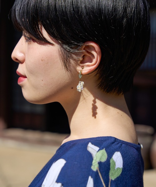 カヤ(カヤ)の「【カヤ】夏の花雫イヤリング(イヤリング・レディース・その他2/その他1/その他3/その他4・FREE)」の8枚目の写真