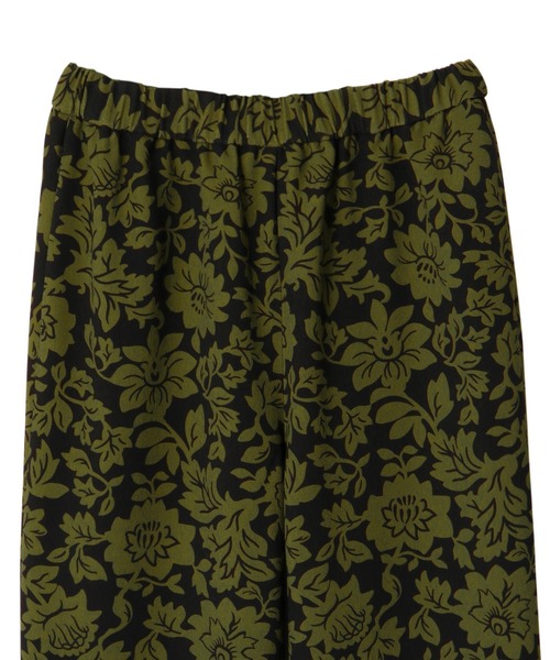 【セール】フラワープリントテーパードパンツ（スラックス）｜MECRE（メクル）