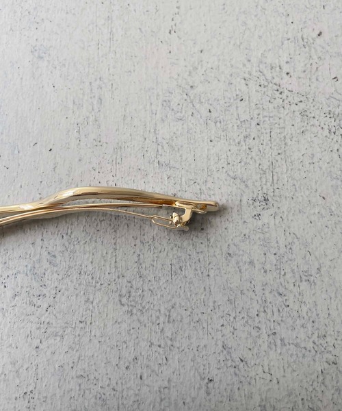 cheriella（シェリエラ）の「【cheriella】ウェーブラインメタルバレッタ（バレッタ/ヘアクリップ・レディース・ゴールド・FREE）」の10枚目の写真