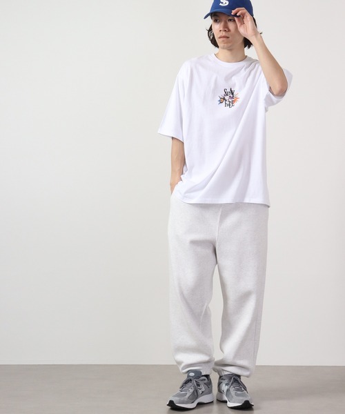 RE730(アールイーセブンサーティー)の「RE730 ビッグシルエット半袖Tシャツ(Tシャツ/カットソー・メンズ・ホワイト系1/ブラック系1/ブルー系1/ホワイト/ブラック/ターコイズブルー・M/L/XL)」の18枚目の写真