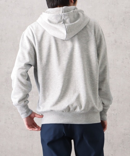 NAVY（ネイビー）の「NAVY 裏毛ジップアップスウェットパーカー（パーカー・メンズ・グレー/グリーン/ブルー/ホワイト/レッド/ブラック・M/L/XL）」の16枚目の写真