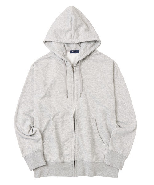 NAVY（ネイビー）の「NAVY 裏毛ジップアップスウェットパーカー