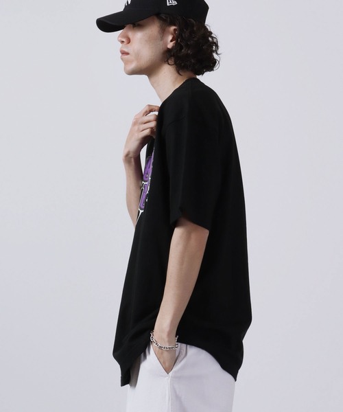MODISH GAZE(モディシュガゼ)の「MODISH GAZE 7.4スーパーヘビーオンス 発泡プリント グラフィック 半袖Tシャツ BREAK BEAT(Tシャツ/カットソー・メンズ・ライトブルー/ブラック/ホワイト・XL/M/L)」の5枚目の写真