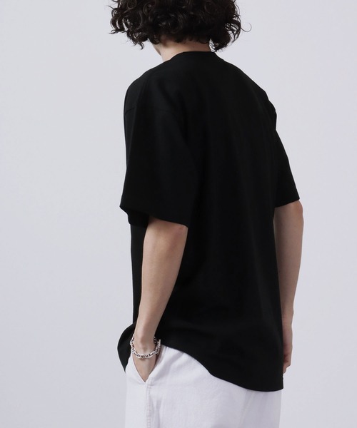 MODISH GAZE(モディシュガゼ)の「MODISH GAZE 7.4スーパーヘビーオンス 発泡プリント グラフィック 半袖Tシャツ BREAK BEAT(Tシャツ/カットソー・メンズ・ライトブルー/ブラック/ホワイト・XL/M/L)」の6枚目の写真