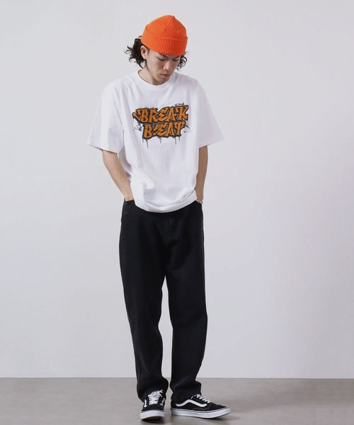 MODISH GAZE(モディシュガゼ)の「MODISH GAZE 7.4スーパーヘビーオンス 発泡プリント グラフィック 半袖Tシャツ BREAK BEAT(Tシャツ/カットソー・メンズ・ライトブルー/ブラック/ホワイト・XL/M/L)」の19枚目の写真