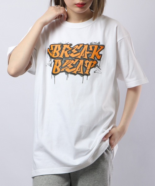 MODISH GAZE(モディシュガゼ)の「MODISH GAZE 7.4スーパーヘビーオンス 発泡プリント グラフィック 半袖Tシャツ BREAK BEAT(Tシャツ/カットソー・メンズ・ライトブルー/ブラック/ホワイト・XL/M/L)」の13枚目の写真