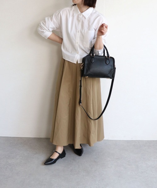 MIAN （ミアン）の「2wayスクエアハンドバッグ（ハンドバッグ・レディース・ブラック/アイボリー/ボルドー/ブラウン・FREE）」の21枚目の写真