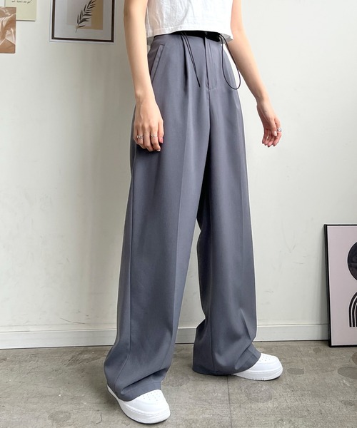 Futier land(フューティアランド)の「バイカラードロストスラックス(スラックス・レディース・グレー/ブラック・MEDIUM/LARGE)」の15枚目の写真