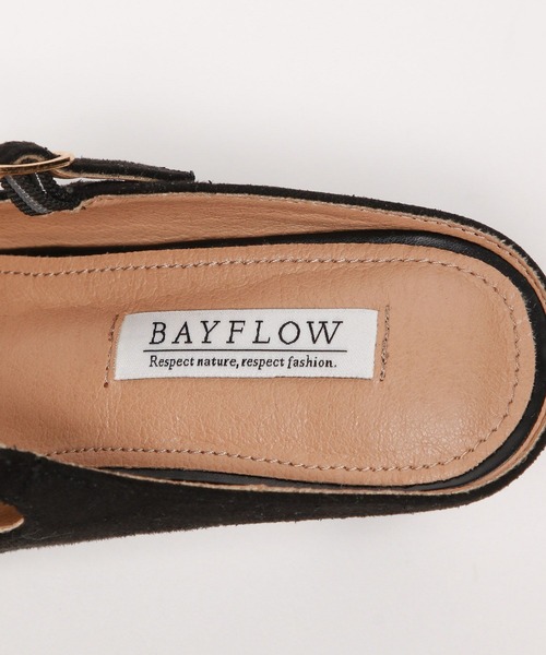 BAYFLOW(ベイフロー)の「ストラップミュール(パンプス・レディース・ネイビー/ブラック・LARGE/MEDIUM)」の18枚目の写真