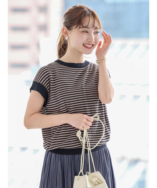 AMERICAN HOLIC(アメリカンホリック)の「フレンチスリーブニットプルオーバー(ニット/セーター・レディース・ブラウン/レッド/ブラック/その他6/その他7・M/L)」の9枚目の写真