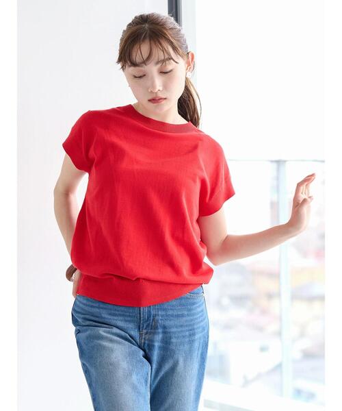 AMERICAN HOLIC(アメリカンホリック)の「フレンチスリーブニットプルオーバー(ニット/セーター・レディース・ブラウン/レッド/ブラック/その他6/その他7・M/L)」の22枚目の写真