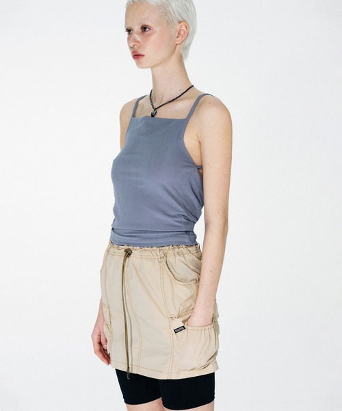 SCULPTORミニスカート SCULPTOR（スカルプター）の「Parachute Mini Skirt