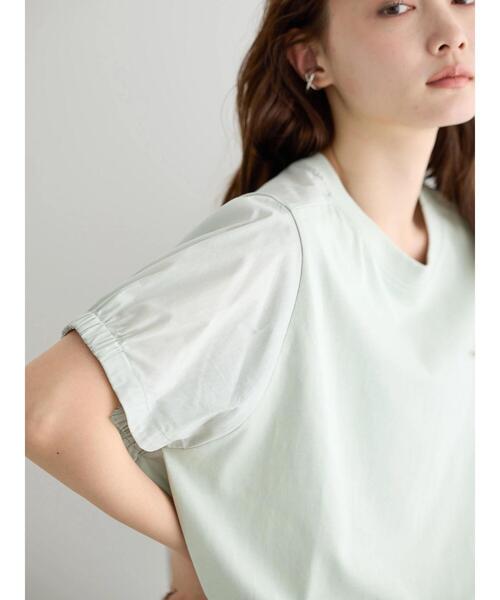 AMERICAN HOLIC（アメリカンホリック）の「接触冷感異素材カットチュニック（チュニック・レディース・グレイッシュベージュ/ミント/ブラック/ネイビー/オフホワイト・L/M）」の21枚目の写真