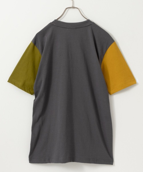 LOGOS(ロゴス)の「LOGOS PARK ロゴス パ―ク ワンポイント刺繍半袖Tシャツ(Tシャツ/カットソー・メンズ・マルチ/グレー/オレンジ/ネイビー/ベージュ・M/L/XL)」の7枚目の写真