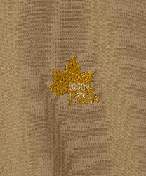 LOGOS(ロゴス)の「LOGOS PARK ロゴス パ―ク ワンポイント刺繍半袖Tシャツ(Tシャツ/カットソー・メンズ・マルチ/グレー/オレンジ/ネイビー/ベージュ・M/L/XL)」の9枚目の写真