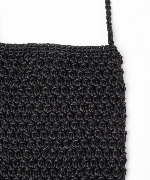 LEPSIM(レプシィム)の「編み編みミニショルダー 906723(ショルダーバッグ・レディース・ブラック/グリーン/グリーン系その他/パープル・ONE SIZE)」の12枚目の写真