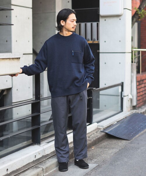 B:MING by BEAMS(ビーミングバイビームス)の「B:MING by BEAMS / ライトフリース クルーネック 23F(スウェット・メンズ・オリーブ/ライトグレー/チャコールグレー/ネイビー・MEDIUM/X-LARGE/SMALL/LARGE)」の12枚目の写真