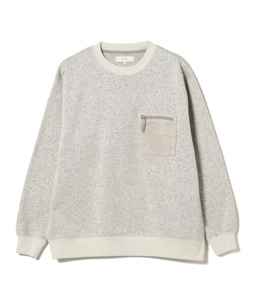 B:MING by BEAMS(ビーミングバイビームス)の「B:MING by BEAMS / ライトフリース クルーネック 23F(スウェット・メンズ・オリーブ/ライトグレー/チャコールグレー/ネイビー・MEDIUM/X-LARGE/SMALL/LARGE)」の14枚目の写真
