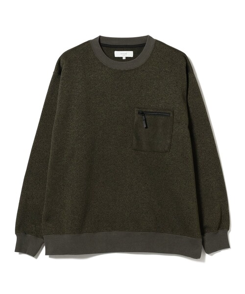 B:MING by BEAMS(ビーミングバイビームス)の「B:MING by BEAMS / ライトフリース クルーネック 23F(スウェット・メンズ・オリーブ/ライトグレー/チャコールグレー/ネイビー・MEDIUM/X-LARGE/SMALL/LARGE)」の20枚目の写真