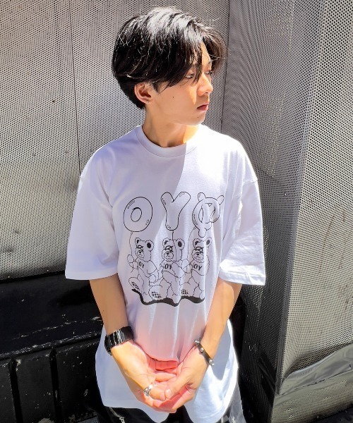 OY（オーワイ）の「『OY/オーワイ』TRIPLE ODOLLY T/トリプル オードリー半袖カットソー（Tシャツ/カットソー・メンズ・ホワイト/ブラック/グレー・M/L）」の7枚目の写真